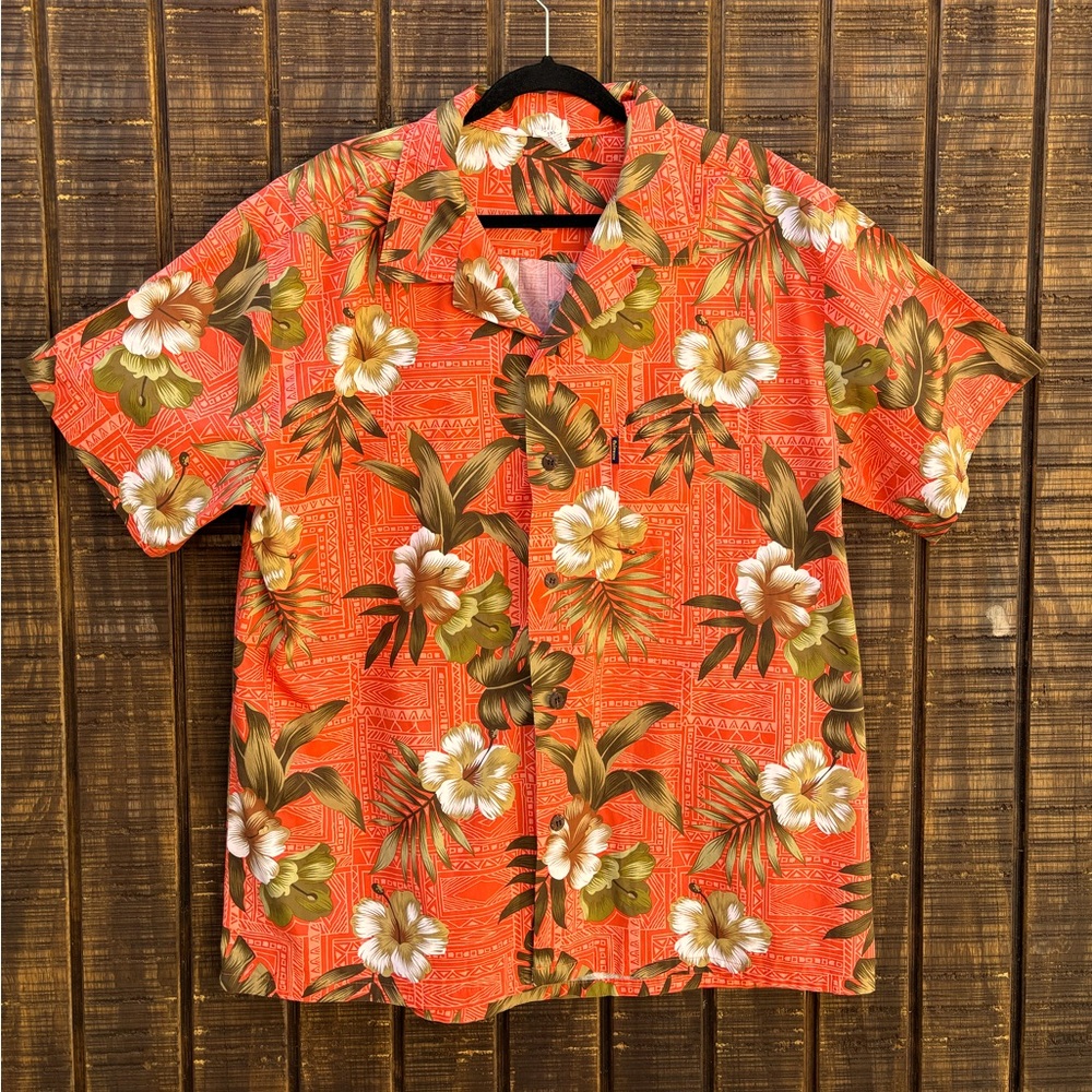Palmwave Hawaii Hawaiian Button Up Shirt
